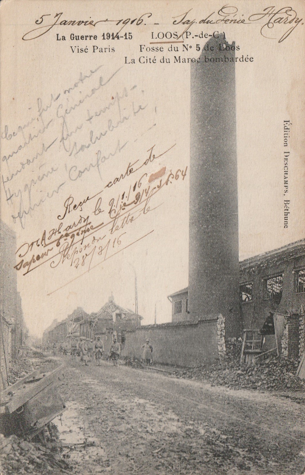 6ème Génie Cie 9.4 - Sapeur HARDY - fosse n°5 - 05 janvier 1916 (1).jpg