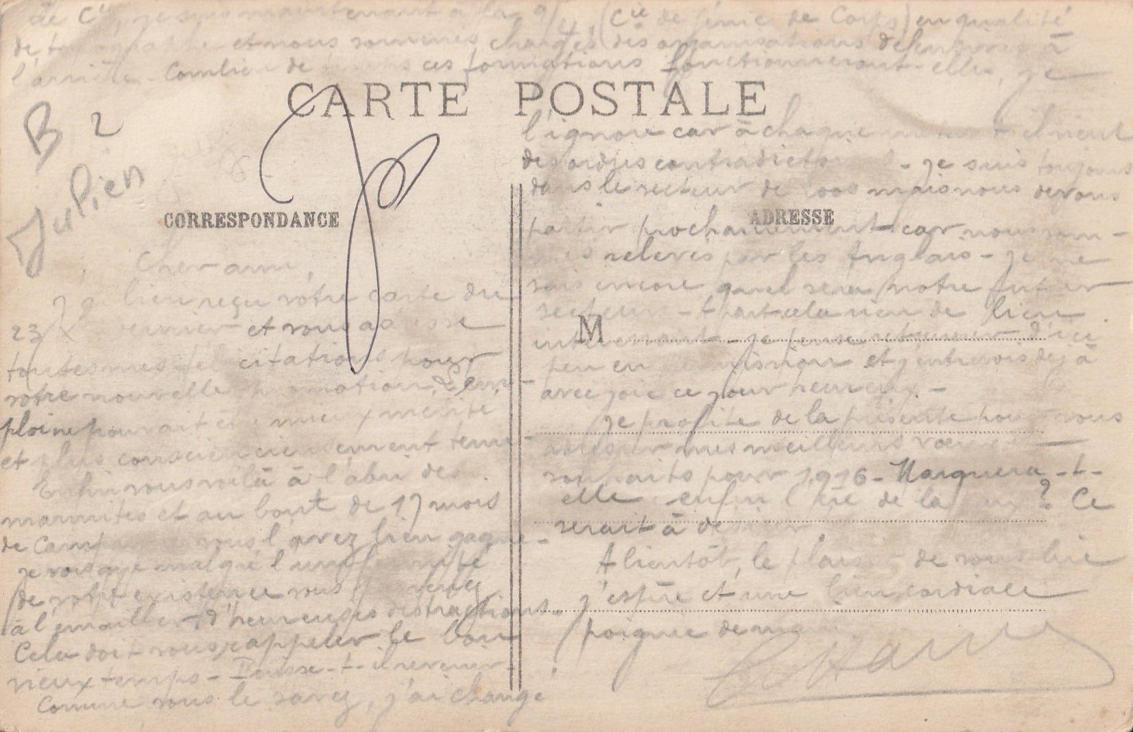 6ème Génie Cie 9.4 - Sapeur HARDY - fosse n°5 - 05 janvier 1916 (2).jpg