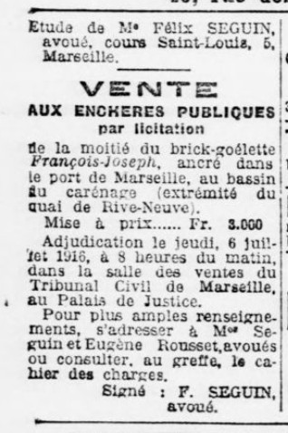 FRANCOIS JOSEPH Le Petit Provençal 1916-06-24.jpg