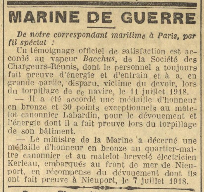BACCHUS La Dépêche de Brest 1918-10-07.jpg