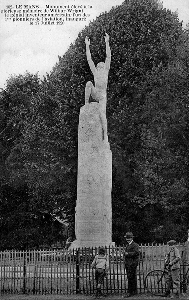 Landowski, Monument Wilbur Wright, Le Mans, 1920