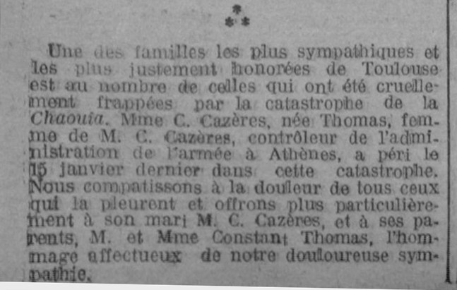Mme Cazeres - CHAOUIA