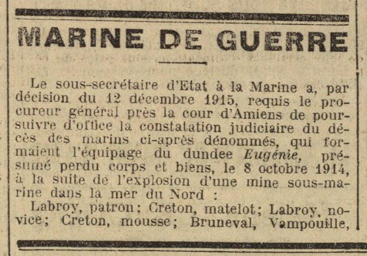 EUGENIE La Dépêche de Brest 1915-12-19 A.jpg