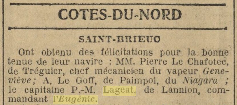 EUGENIE La Dépêche de Brest 1916-04-19.jpg