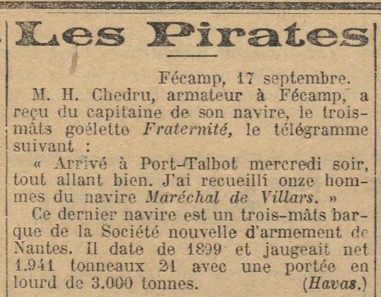 MARECHAL DE VILLARS La Dépêche de Brest 1916-09-17.jpg