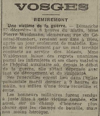 BOUDET_CML_epouseWAIDMANN_4janv1915_LEclairDeLEst_Limedia_kiosque.JPG