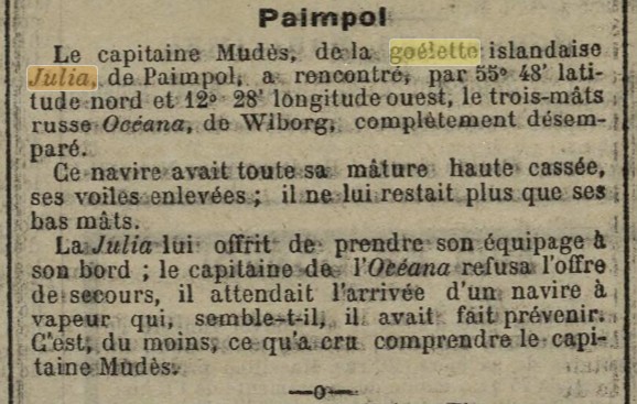JULIA La Dépêche de Brest 1905-08-30.jpg