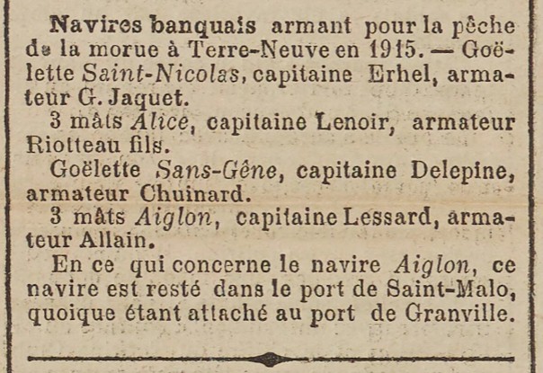 SAINT NICOLAS Journal de la Manche et de la Basse Normandie 1915-02-24.jpg