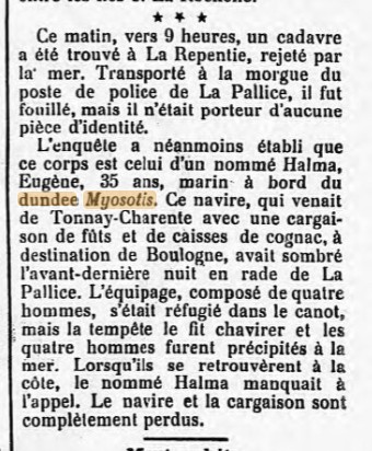 Matelot Eugène Halma