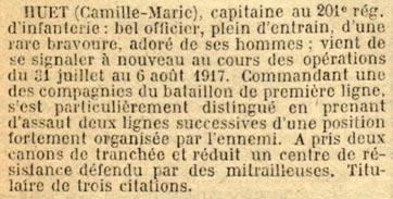 HUET Camille Marie - Citation - J.O. 16-XI-1917 - .jpg