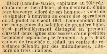 HUET Camille Marie - Citation - J.O. 16-XI-1917 - .jpg
