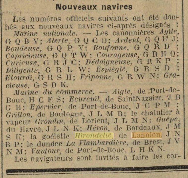 HIRONDELLE La Dépêche de Brest 1916-04-26 A.jpg
