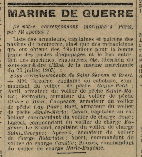 EUGENIE La Dépêche de Brest 1915-07-26.jpg