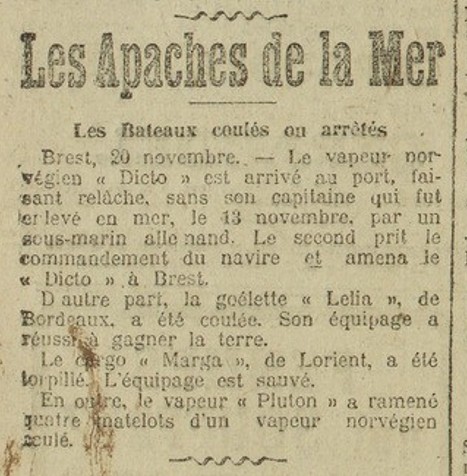 MARGA La Dépêche 1916-11-21.jpg
