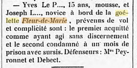 FLEUR DE MARIE Le Courrier de la Rochelle 1912-11-09.jpg