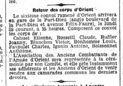 1923 retour des corps d'orient (Salut Public 26 mai).jpg