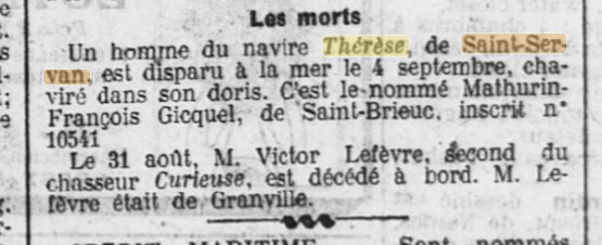 Mathurin François Gicquel - Saint Brieuc