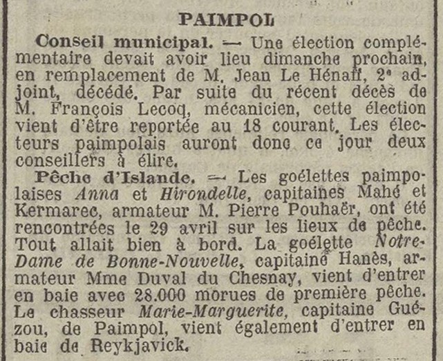 MARIE MARGUERITE La Dépêche de Brest 1913-05-03.jpg