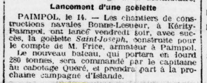 SAINT JOSEPH Paimpol Le Phare de la Loire 1912-09-15.jpg