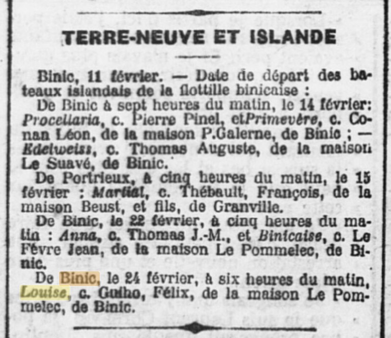 LOUISE Binic L'Ouest Eclair 1906-02-12.jpg