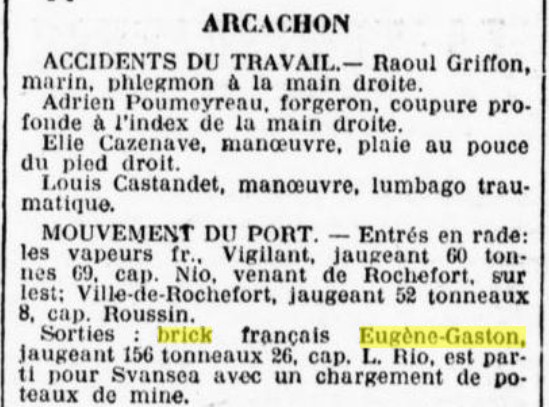 EUGENE GASTON La France de Bordeaux et du Sud Ouest 1905-03-11.jpg