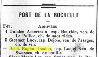 EUGENE GASTON L'Echo Rochelais 1890-02-08.jpg