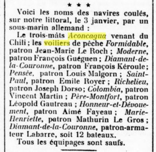 ACONCAGUA Le Courrier de la Rochelle 1917-01-09.jpg