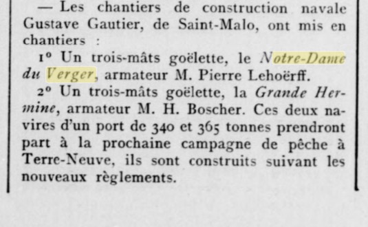 NOTRE DAME DU VERGER Le Yacht 1909-04-24.jpg