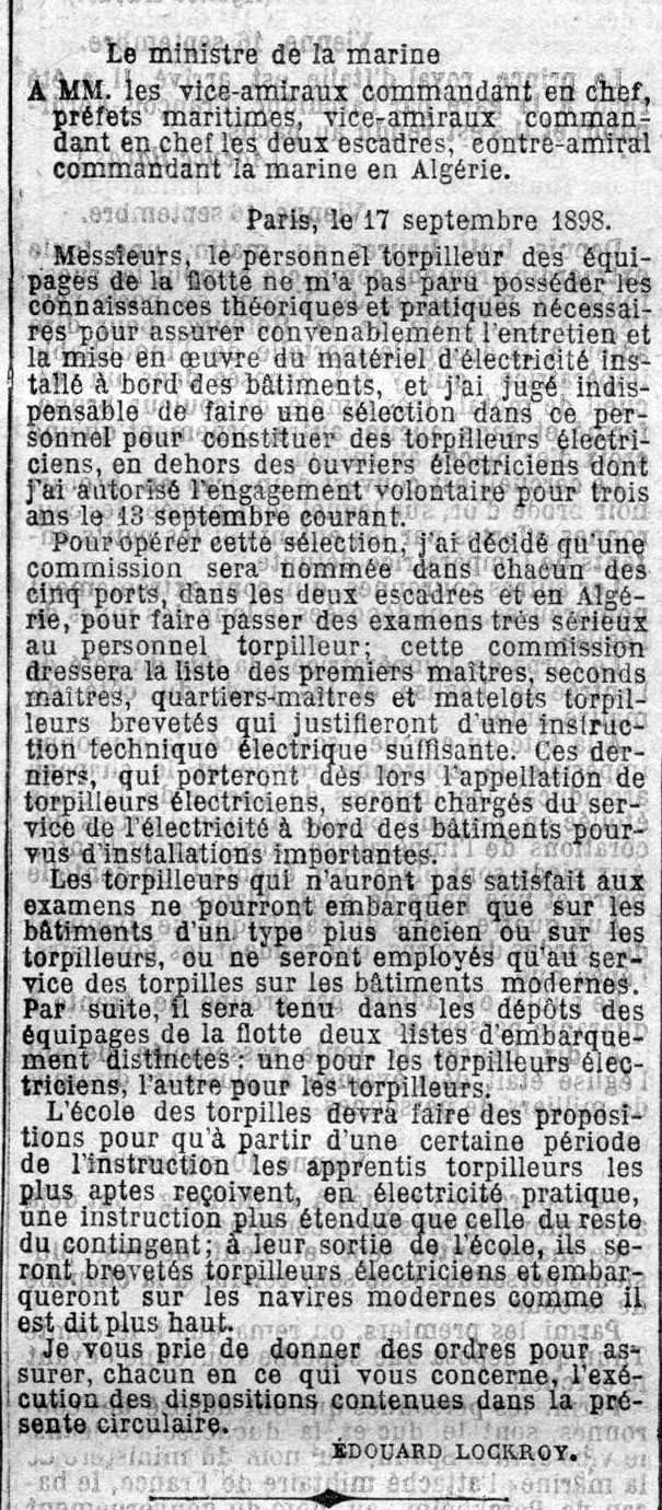 1898 Organisation Torpilleurs électriciens.jpg
