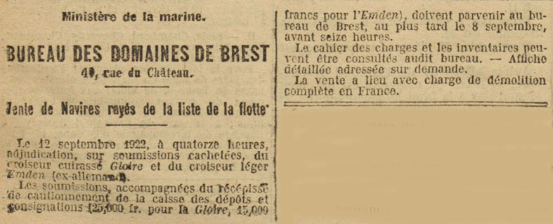 GLOIRE - Croiseur cuirassé - Vente - .jpg