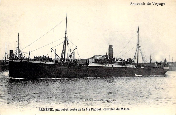 Arménie - Paquebot mixte - Compagnie de navigation Paquet - x -   .jpg