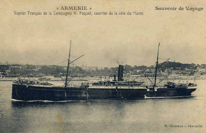 ARMÉNIE - Paquebot mixte - Compagnie de navigation Paquet - xx -   .jpg