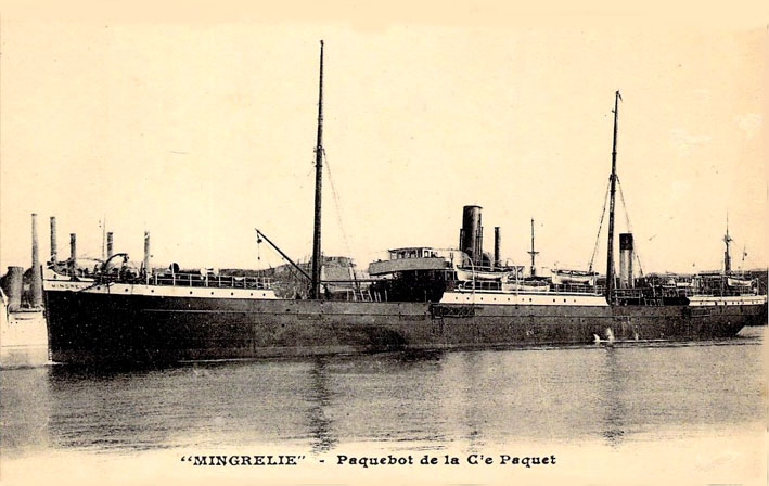 MINGRÉLIE - Paquebot mixte - Compagnie de navigation Paquet - x -   .jpg