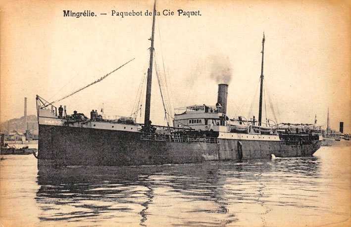 MINGRÉLIE - Paquebot mixte - Compagnie de navigation Paquet - xx -   .jpg