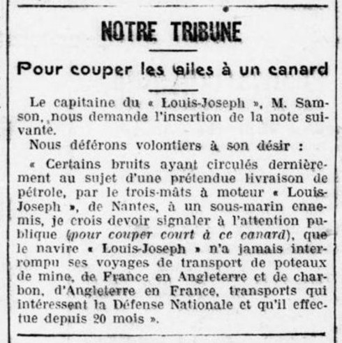 LOUIS JOSEPH Le Phare de la Loire 1915-07-15.jpg