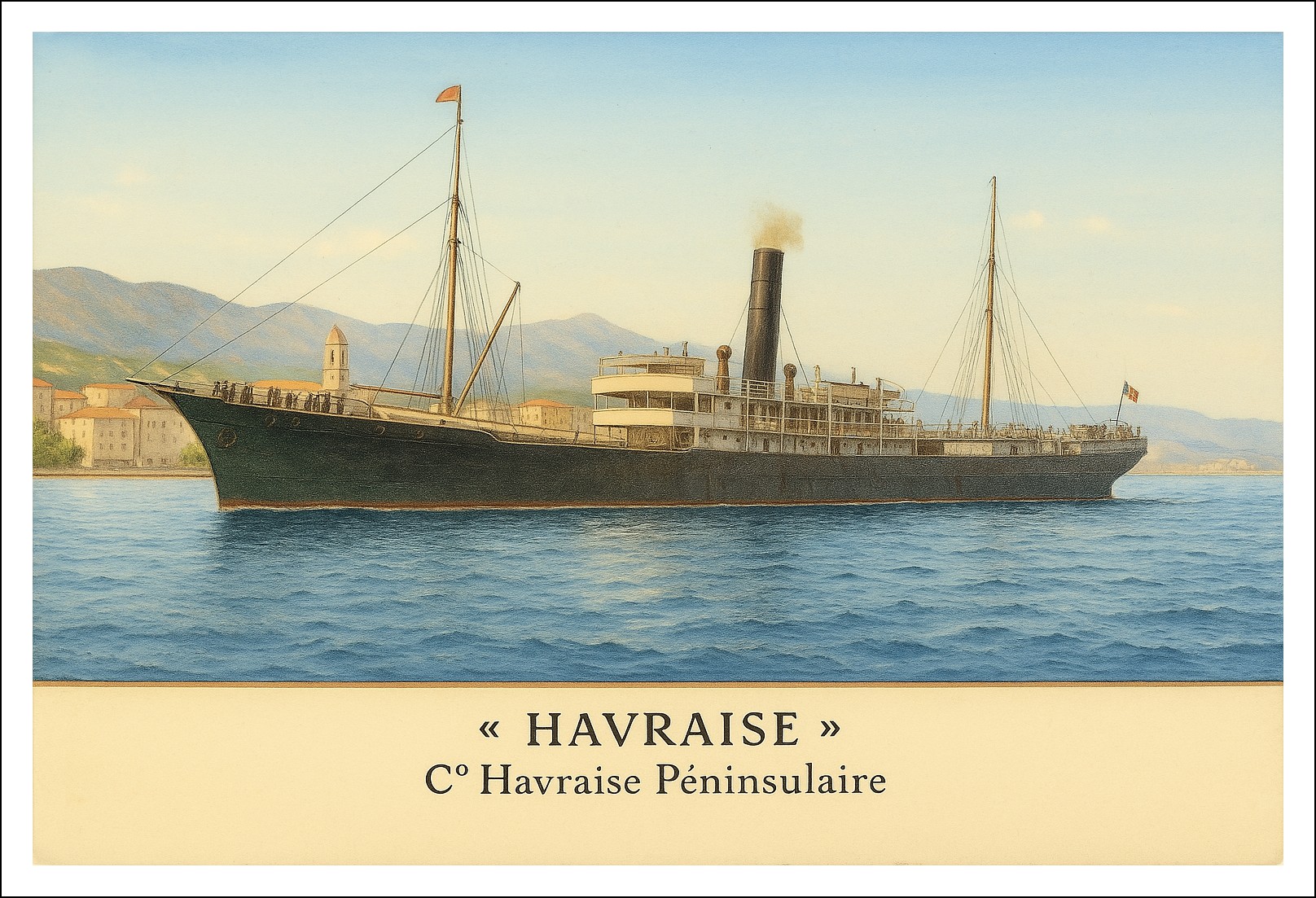 HAVRAISE - Représentation générée par IA Copilot