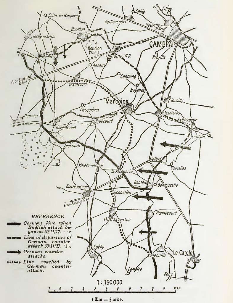 Cambrai 1917 in Ludendorff : My War Memories 1914 - 1918, volume 2, édition anglaise Hutchinson, page 495.