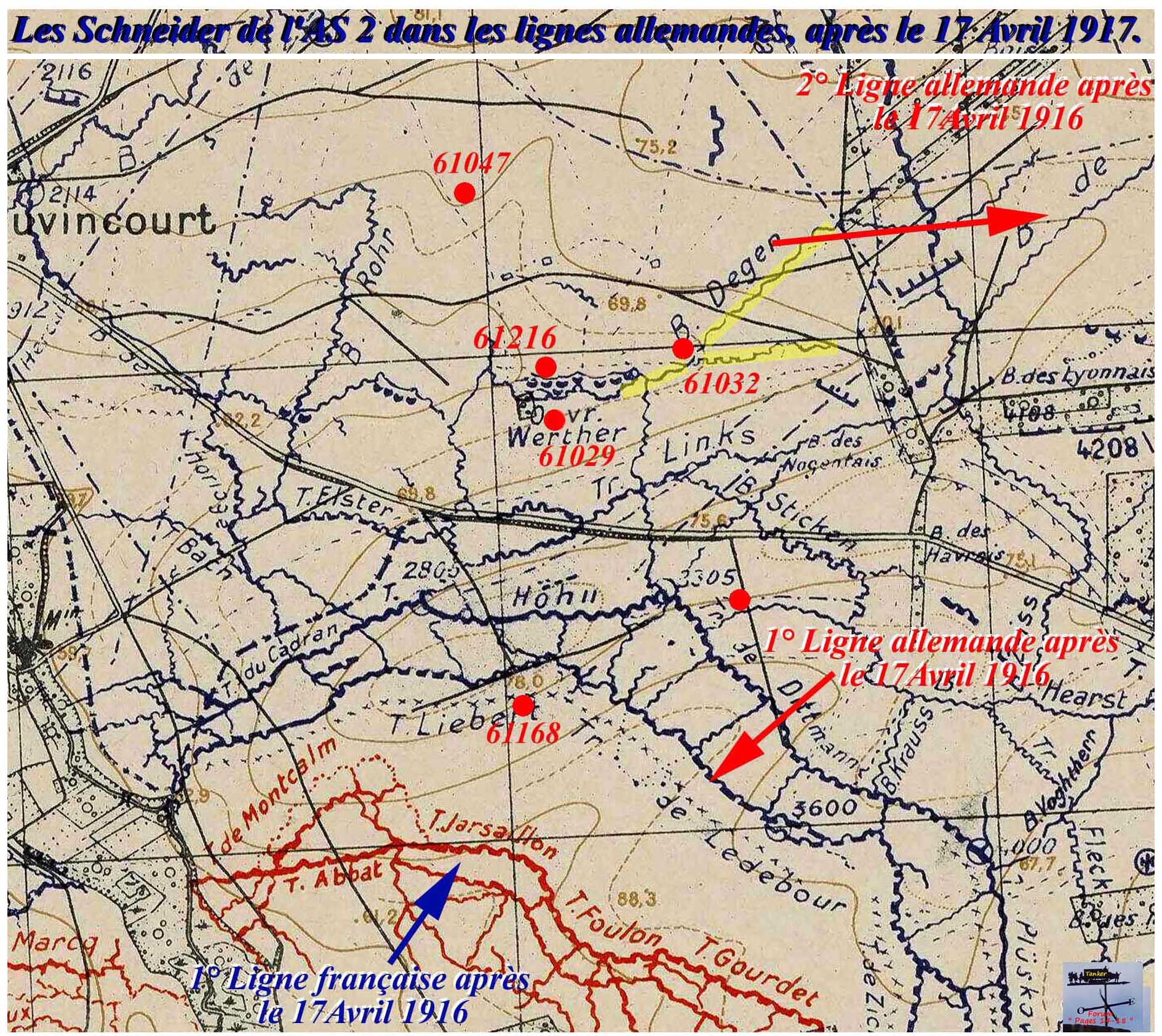 14 - Chars détruits de l'AS 2 dans les nouvelles lignes après le 171024.jpg