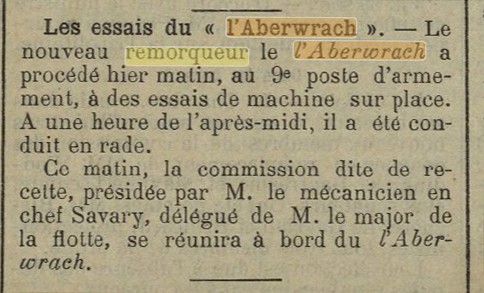 ABERWRACH La Dépêche de Brest 1891-01-20.jpg