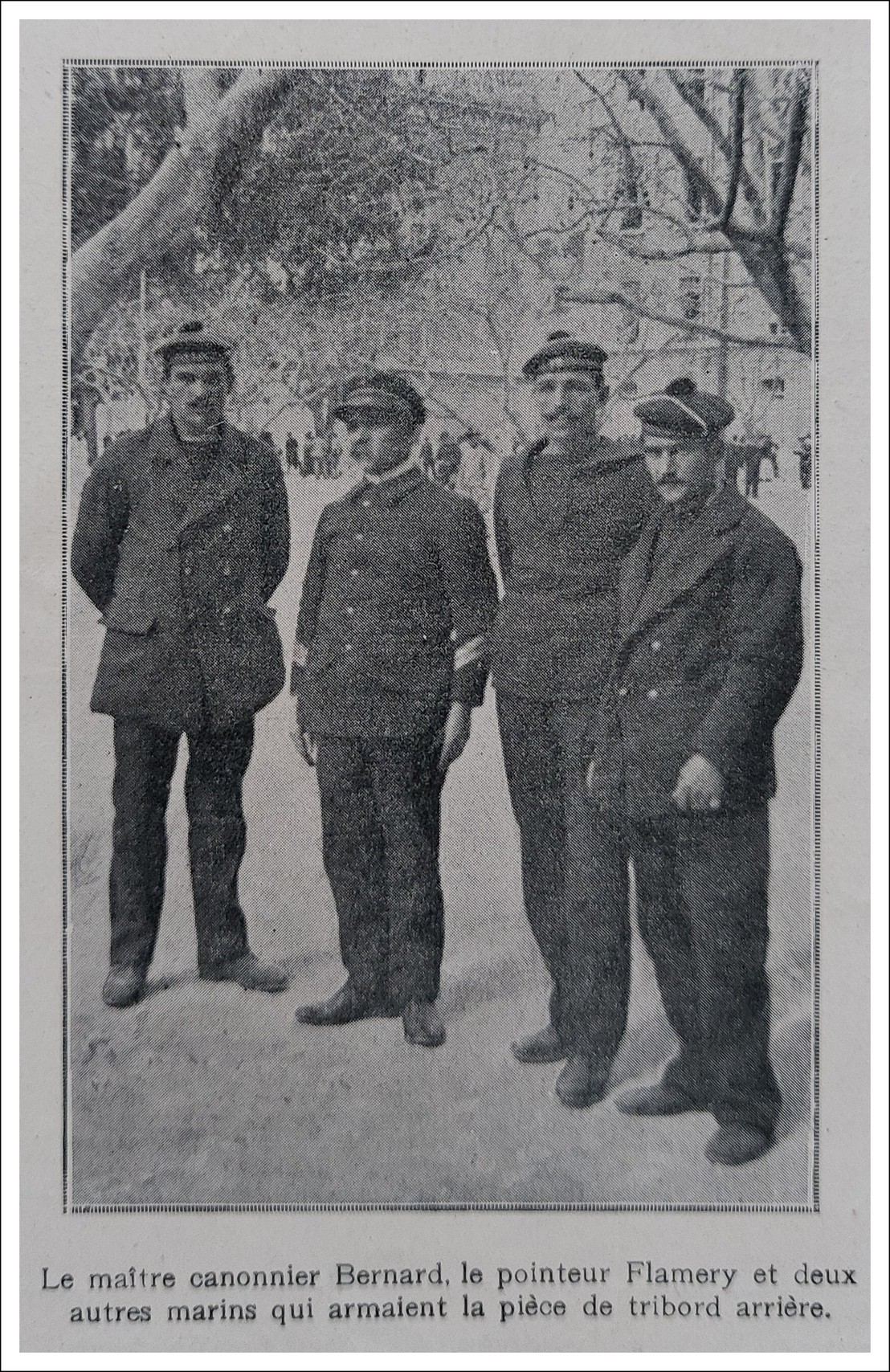 Maitre canonnier Bernard - Pointeur Flamery - Matelots - PROVENCE II