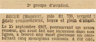 BECUE Maurice Joseph – Médaille militaire – .jpg