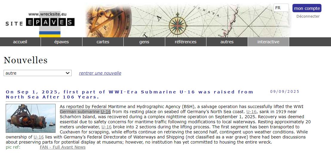 U-16 - Sous-marin allemand - B - .JPG