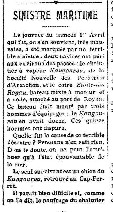 KANGOUROU L'Avenir d'Arcachon 1922-04-09 A.jpg