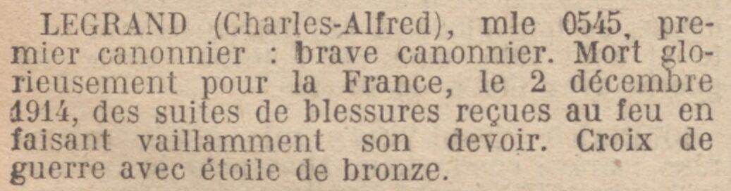 42e RA LEGRAND citation.jpg