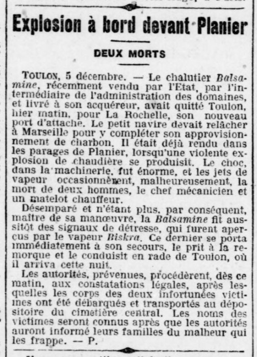 BALSAMINE Le Petit Marseillais 1919-12-06.jpg