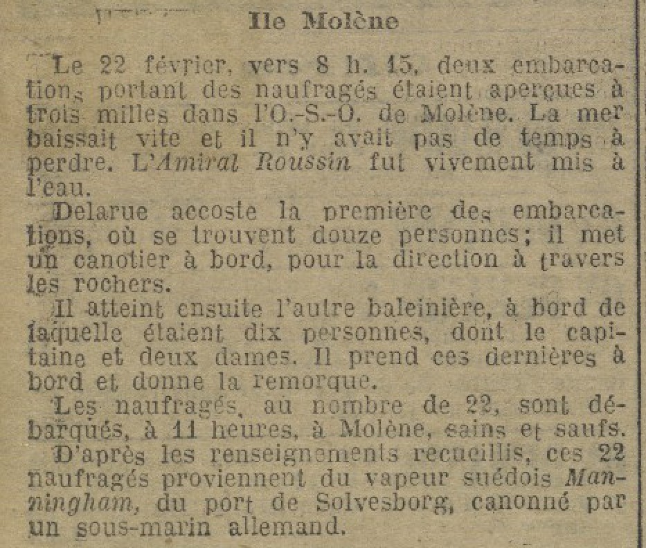 AMIRAL ROUSSIN - MANNINGHAM