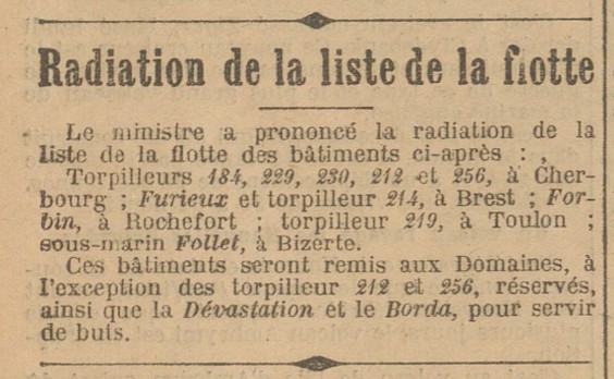 Sous-marin FOLLET ex FARFADET
