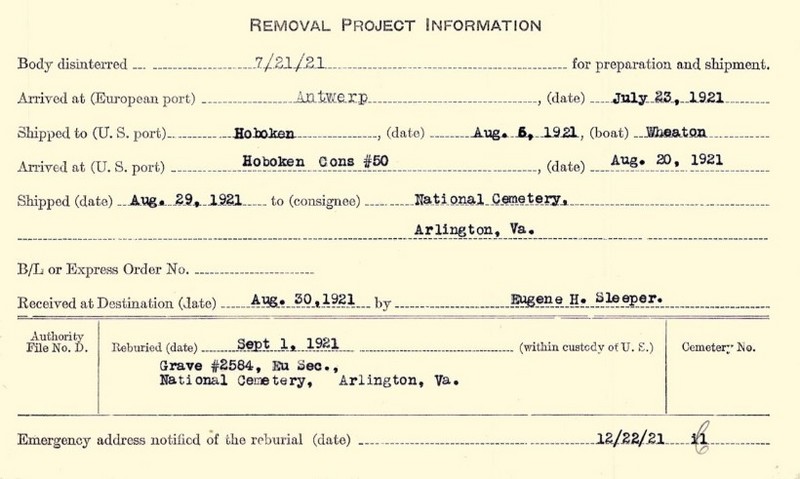 COATES Thomas Lee Pvt Co C 143rd Inf 36th Div 3061688 DCD 14-10-18 KIA cim C-338 VAUX-CHAMPAGNE croix 4 le 10-05-19 cim 1232 ROMAGNE croix 166 à Arlington (3b).jpg