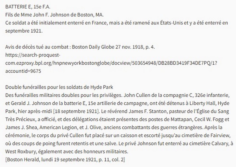JOHNSON Gerald Justin Pvt Bat E 15th Field Art 2nd Div 130906 DCD 15-10-18 KIA cim C-338 VAUX-CHAMPAGNE croix 2 le 10-05-19 cim 1232 ROMAGNE croix 163 vers les USA (4b).jpg