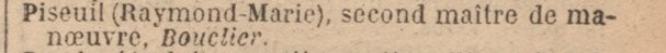 Raymond Marie Piseuil - BOUCLIER